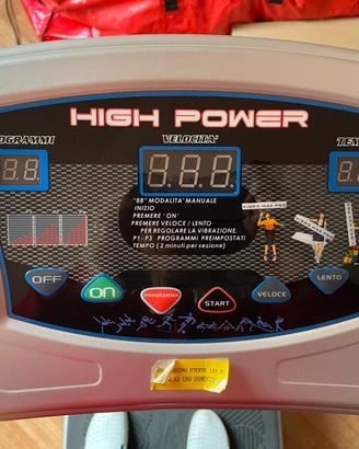 Pedana vibrante high power vibro max pro