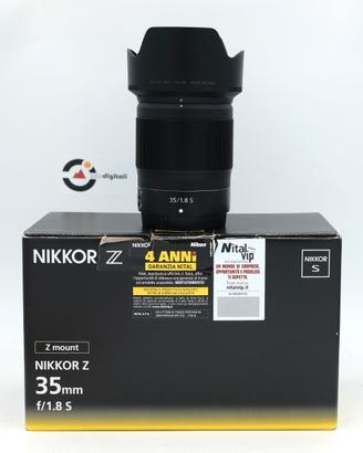 Nikon NIKKOR Z 35mm f/1.8 S Nital Pari al nuovo