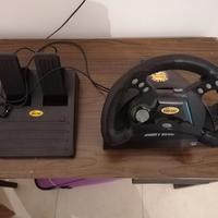 Volante con pedaliera 