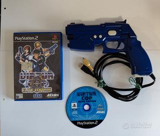 Pistola Guncon 2 con gioco Virtuacop per Sony ps2 