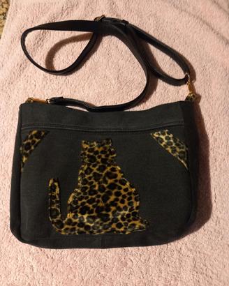 borsa jeans tracolla regolabile