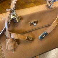 Borsa in pelle stile Hermés