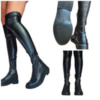 Stradivarius stivali sopra il ginocchio similpelle