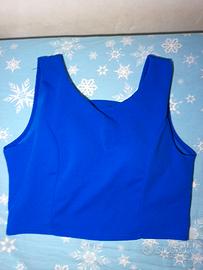 top blu elettrico 