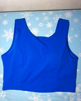 top blu elettrico 