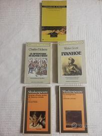 Set 5 Libri Classici Letteratura Inglese Vintage 