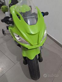 Moto elettrica per bambini – Verde – Usata pochiss