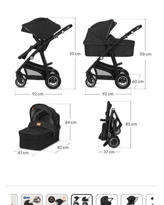 Trio passeggino carrozzina ovetto