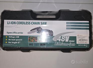 Motosega a batteria 48v cordless