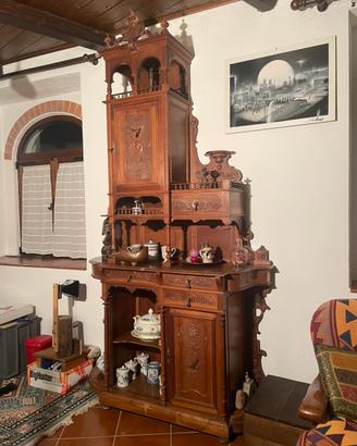 Paroure stile Rococò - Credenza, Tavolo, Specchio