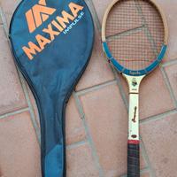 RACCHETTA DA TENNIS MAXIMA SUPERBA IN LEGNO