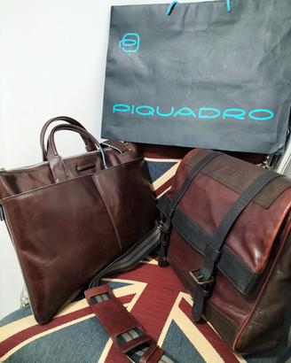 borse cartella Piquadro pelle COME NUOVE uomodonna