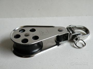 Bozzello acciao inox 1 puleggia