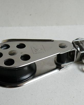 Bozzello acciao inox 1 puleggia