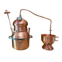 Alambicco distillatore da 3 litri a bagnomaria