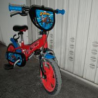 Bici bimbo spider man