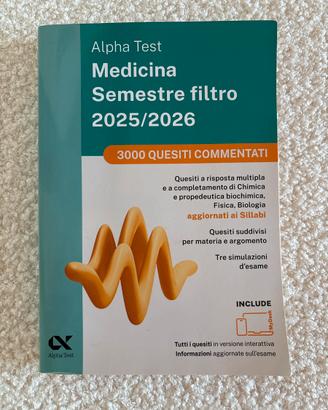 Alpha test medicina semestre filtro