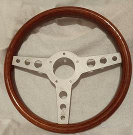 Volante Italiano vintage sportivo in legno Ranieri