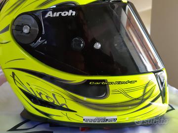 Casco Airoh Commander Carbon in fibre composite Kevlar, Carbonio