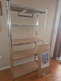 scaffale metallo 5 ripiani 