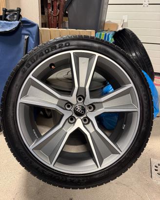 CERCHI IN LEGA R20 ORIGINALI AUDI+ PNEUMATICI 70%
