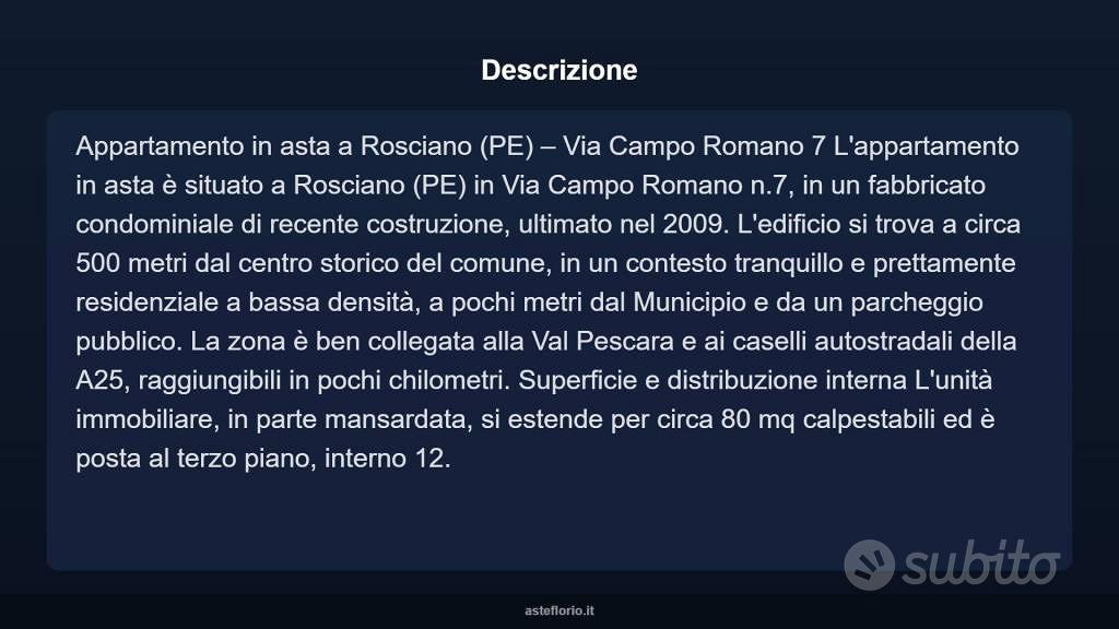 Appartamento – Rosciano, Colli - Vista 4