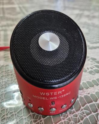 Mini altoparlante portatile WSTER® modello WS-139R
