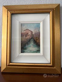 Quadro olio su tela Bottelli Franco