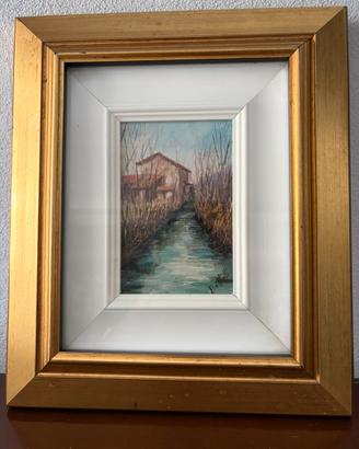 Quadro olio su tela Bottelli Franco