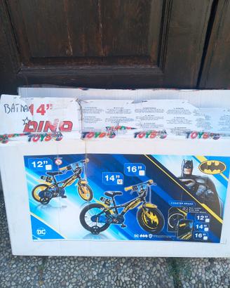 bici bambino 14"   batman nuova