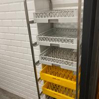 Carrello portacestelli per cucina ristorante