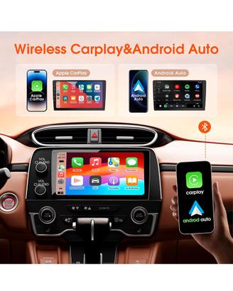autoradio 2 din da 10.1 pollici con carplay