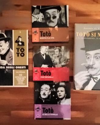 4 DVD di Totò + 2 VHS di Totò 