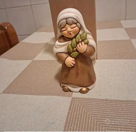 donna con ulivo presepe thun 