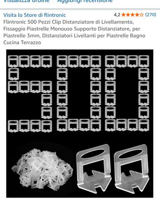DISYANZIATORI DI LIVELLAMENTO PER PIASTRELLE 