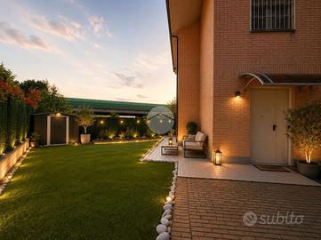 VILLA A SCHIERA D'ANGOLO A NICHELINO