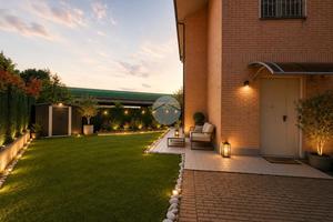 VILLA A SCHIERA D'ANGOLO A NICHELINO