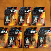 7 action figure collezione star wars