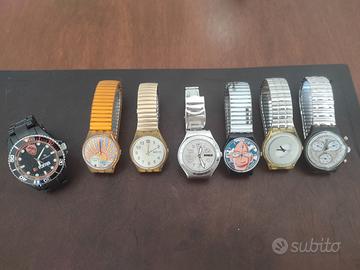 7 Orologi Vintage Swatch anni '90/00 + Haurex