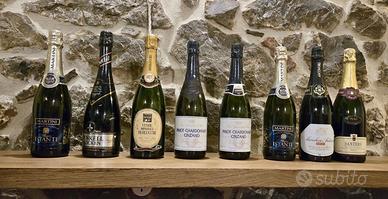 Spumante 8 bottiglie vintage collezione lotto