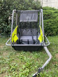 Rimorchio trasporto bambini per bicicletta