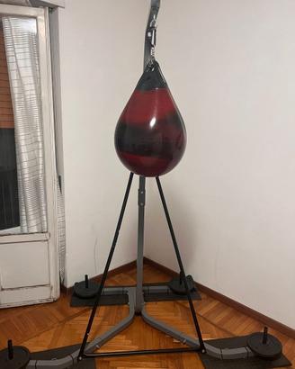 Struttura per sacco da boxe + sacco professionisti