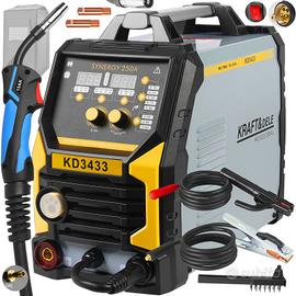 Saldatrice mig multitrocesso mma e tig  250 amp