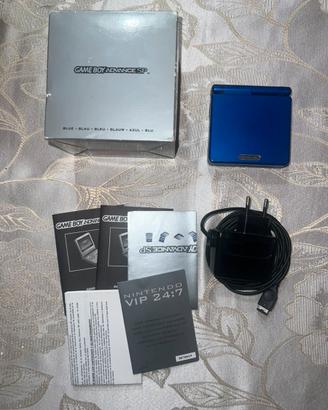 Game boy advance sp blu completo