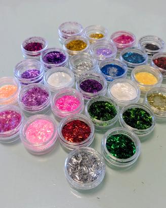 Glitter/strass decorativi per hobbistica/nail art