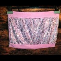 TOP DOPPIATO IN RETINA CON *PAILLETTES*