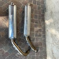Scarico silenziatore vtr 1000 honda dx sx