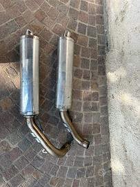 Scarico silenziatore vtr 1000 honda dx sx