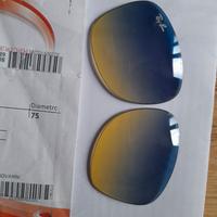 Coppia lenti sfumate blu Rayban 2140
