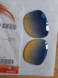 Coppia lenti sfumate blu Rayban 2140